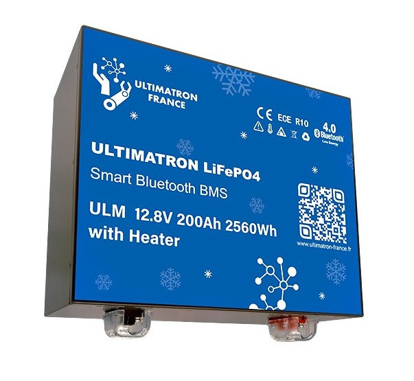 ULTIMATRON ULM-12-200H 12,8V 200Ah s vyhříváním SMART BMS č.1