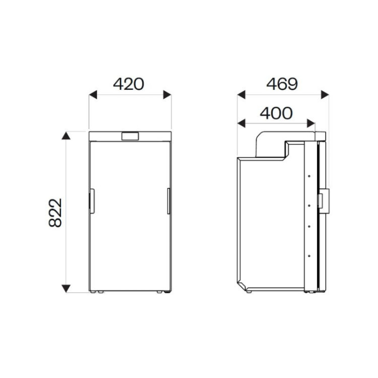 Slim70 Indel B dimensions