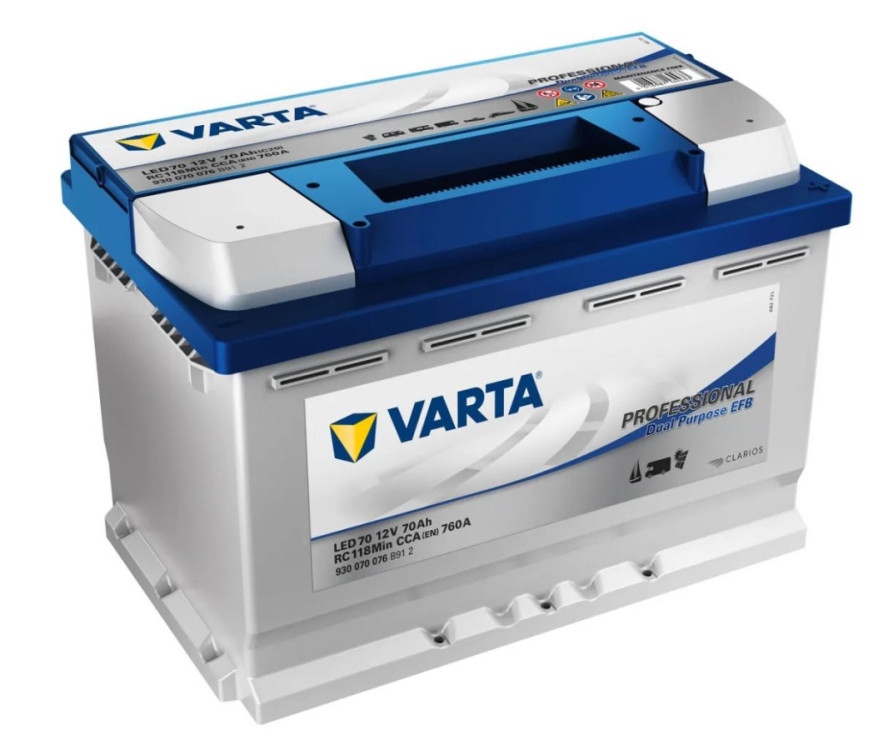 930070 Varta Professional 12V 70Ah EFB LED70