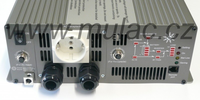TN-3000-248B Měnič napětí DC/AC 48V na 230V 3000W sínus pro solární apliakace  s funkcí UPS č. 2