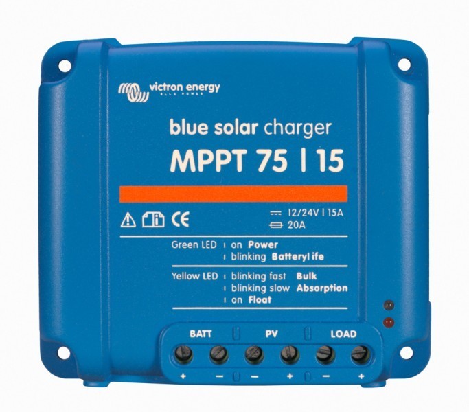 BlueSolar MPPT 75/15, solární regulátor 12/24V 15A 75V č. 1