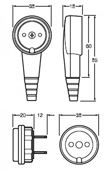 Konektrory MagCode PowerSystem 24V sada kus/protikus č. 2