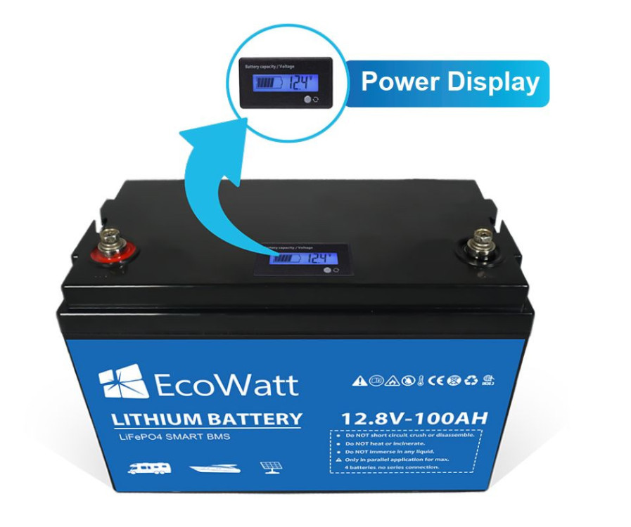 EcoWatt LiFePO4 BMS 12,8V/100Ah 1280Wh ECO-12-100 č.5